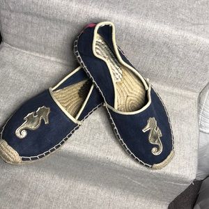 Lilly Pulitzer Seahorse Espadrilles Flats